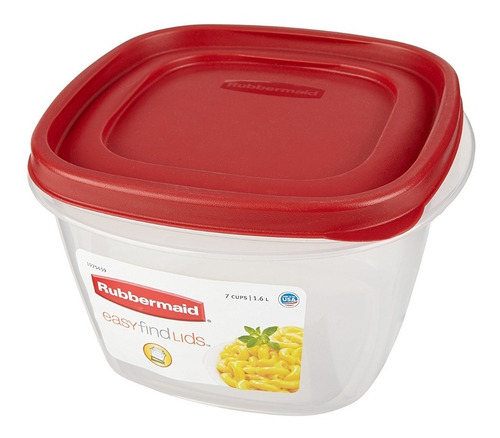 3 Contenedores Rubbermaid Easy Find Lids 1.7lts Original Usa