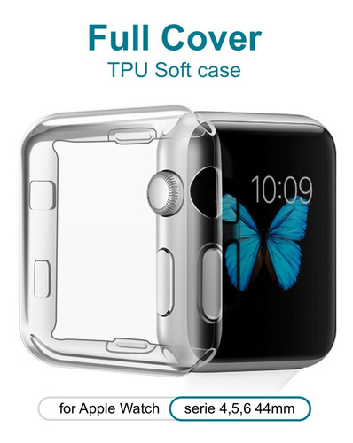 Carcasa Tpu Transparente Para Apple Watch - Tallas & Series