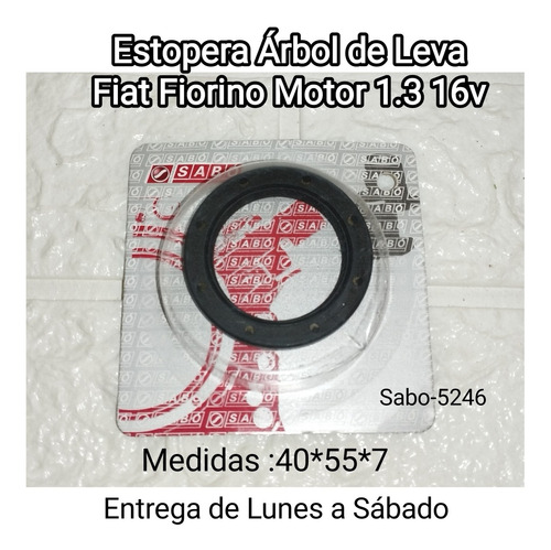 Estopera Arbol De Leva Fiat  Fiorino 1.3 16v Sabo 5246