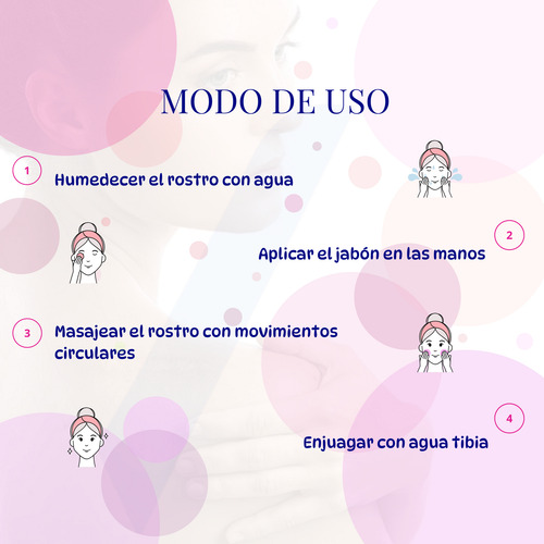 Jabon Acido Hialuronico Rosa Hidratante Bioaqua