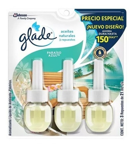 Aromatizante Glade 3 Repuestos