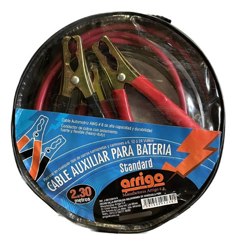 Cable Auxiliar Para Carro/camioneta Std 2,30m Arrigo #8 Awg