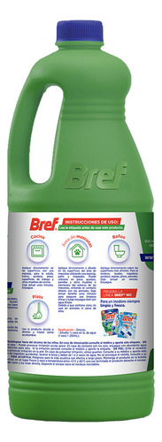 Limpiador Multiusos Bref Desincloro Pino 2 Litros