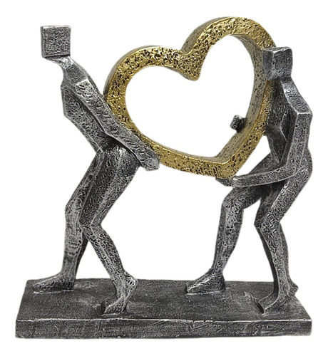 Estátua Peso Do Amor Decoração Peso Do Amor Para Sala De
