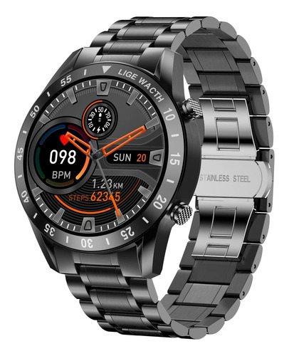 Smartwatch   Para Hombre, Rastreador De Fitness Con B Fr32o