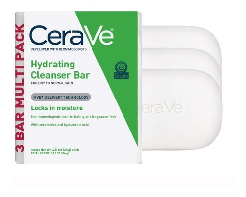 Cerave Jabon Hidratante Pack 3 - g a $424