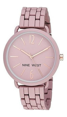 Reloj Con Brazalete De Goma Nine West Womens Nw2148