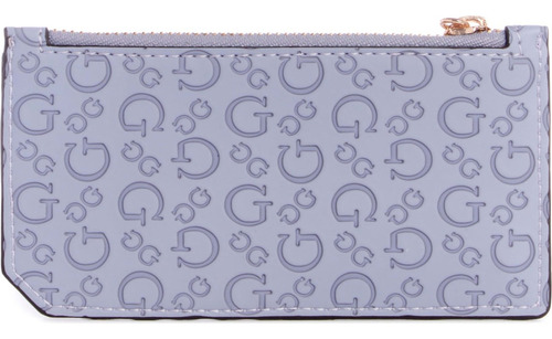 Cartera Guess Factory G9076594-haz Acabado de los herrajes Níquel Color Azul Correa de hombro Azul Diseño de la tela Lisa