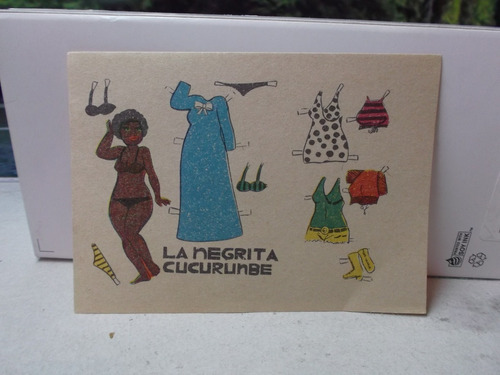 Vtg Figura Para Vestir De La Negrita Cucurumbe Años 80s