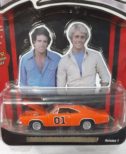 ジョニーライトニング　Dukes of Hazzard 1969 チャージャー Johnny Lightning General Lee Dodge Charger 1969 - 1/64 | MercadoLivre