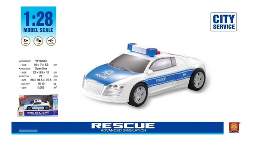 Juguete Mini Auto De Policia - Ilahui