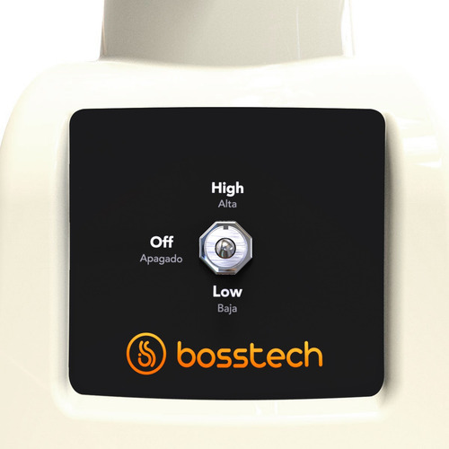 Licuadora 550w Vidrio2l Tradicional 2vel Bosstech B2 Beige