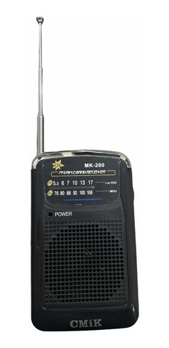 3,5 Mm Portátil Mini Reproductor De Radio De Bolsillo Am/fm