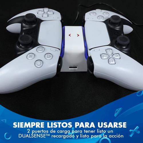 Cargador Para Controles Ps5 Dualshock 5 Base Soporte Dual