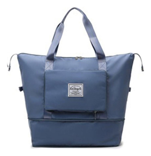 Bolsa De Viagem Impermeável Extensível Grande - Azul