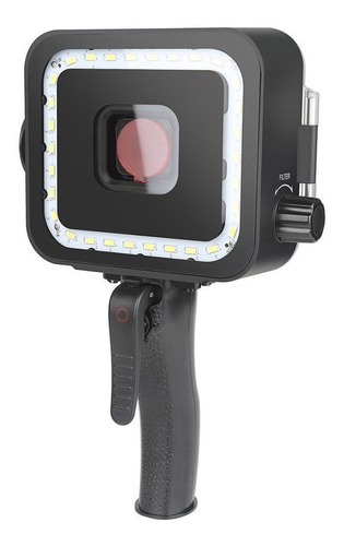 Iluminador Led Sub Aquatico Filtro Gopro Hero7 Hero6 Hero5