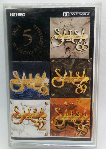 Salsa / 5 Estrellas De Colección/ Cassette/ Seminuevo A