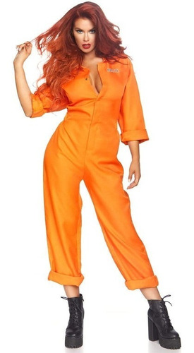 Disfraz Prisionera Naranja Para Mujer