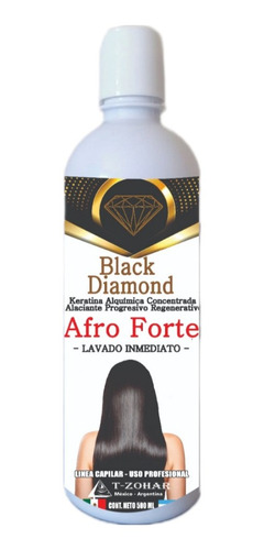 Alaciante  Black Diamond Afro Forte 500 Ml