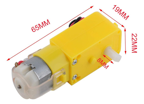 Motor De Caja De Cambios De Motor Dc Tt De 4 Piezas, Motores