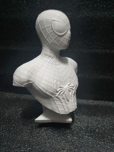 Conjunto De Bustos 3 Versões Do Homem Aranha - 10 Cm