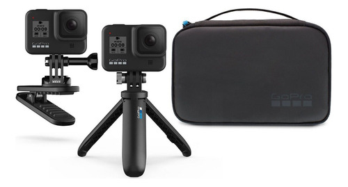 Go Pro Kit 2 (travel Kit) Case + Shorty +  Soporte 360 Magne