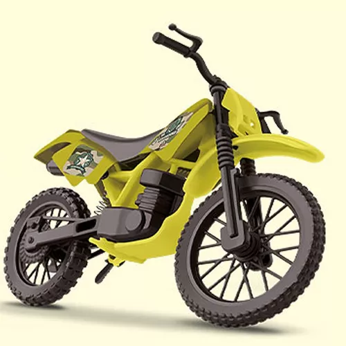 Moto de Motocross de Brinquedo com Apoio Off Road Adventure Trilha Infantil  Coleção - Amarelo em Promoção na Americanas
