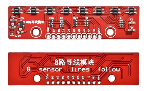 Modulo Qtr-8a Sensor Reflectivo Qre1113 Sigue Lineas