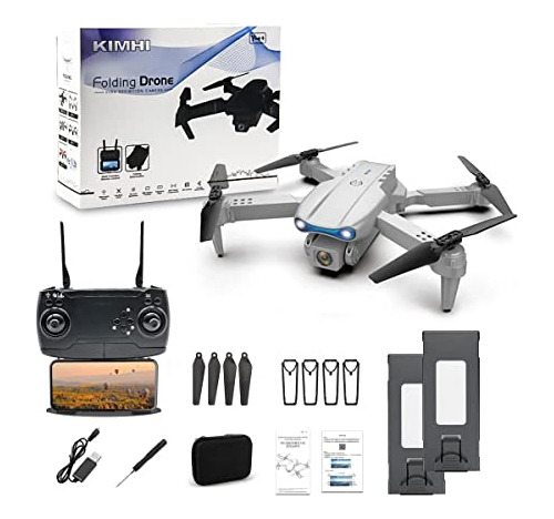 Kimhi Drone With Camera For Adults, Foldable Rc Quadcopter,