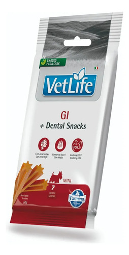 Petisco Dental Vet Life GI para Cães de Raças Mini e Pequenas