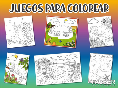 Juegos Para Colorear Pintar Por Números Une Puntos Imprimir