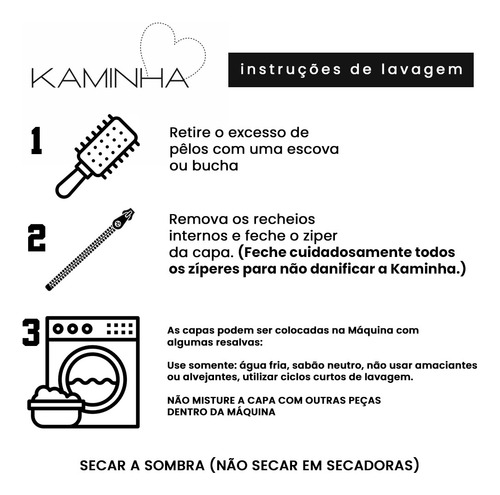 Cama Kaminha Pet Sarja Cachorro Gato Pequena Lavável Caqui Desenho Liso