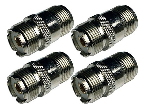 4 unidades Cess N-type Hembra A Uhf (so-239) Hembra Coaxial