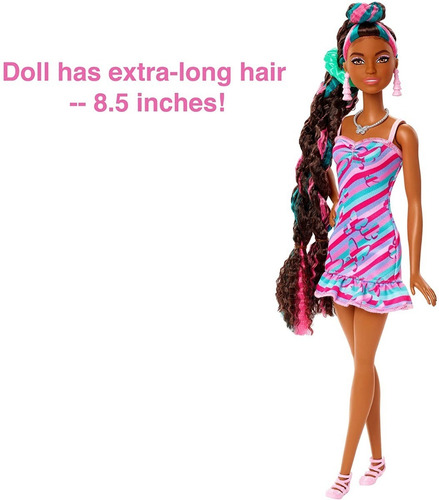 Imagem 2 de 8 de Barbie Totally Hair Butterfly Negra 2022 Fashion Extra