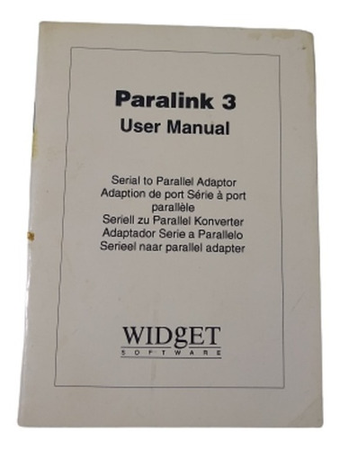 Manual De Usuario Paralink 3 Ref 1887