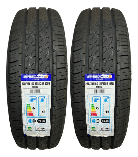 Kit 04 Pneus 225/75r16c 121/120r Frd96 Speedmax Prime Carga