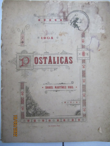 Nostalicas Daniel Martinez Vigil 1905 Postalomania Raro  
