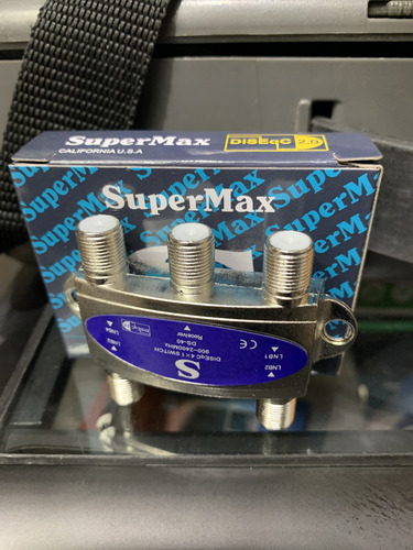 Diseqc Switch 4x1 - Supermax 4 Satelites En 1 Entrada