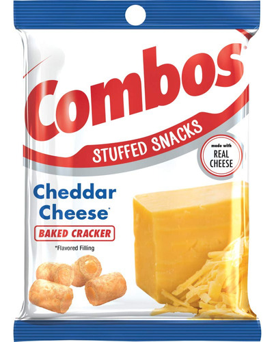 Combos Cheddar Cheese Cracker Baked Snacks Bolsa De 6.3 Onza