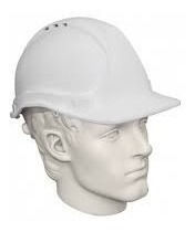 Imagen 3 de 3 de Casco Contratista De Seguridad Industrial Obras Rachet