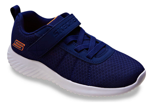 Tênis Infantil Bounder Baronik Com Calce Fácil Skechers