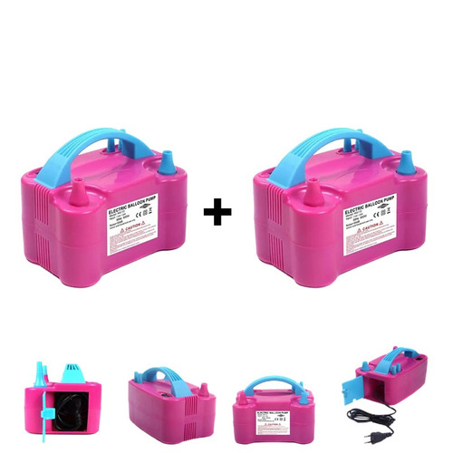 Kit 2 Infladores P/ Encher Ballon Pump 110v