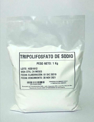 Tripolifosfato De Sodio 1 Kg