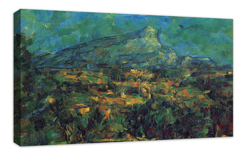 Cuadro Canvas Monte De Santa Victoria 1906 Paul Cézanne
