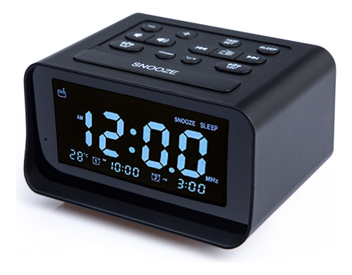 Nuevo Radio Despertador Led Digital Para Dormitorio Con Carg