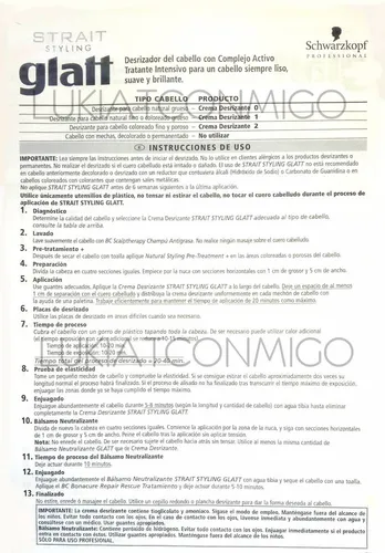 Glatt Alisado Definitivo Sin Formol Schwarzkopf Fuerza 1