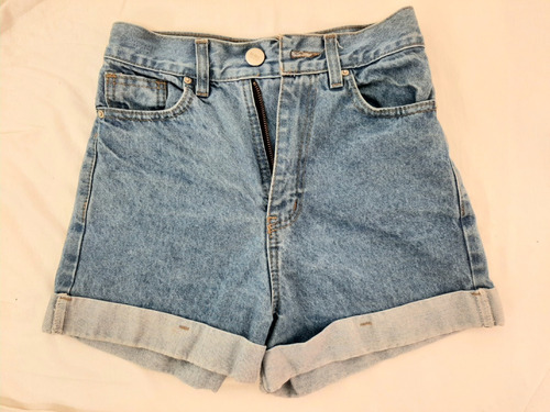 Short Jean Celeste Rebel Tiro Alto Botamangas T. 32