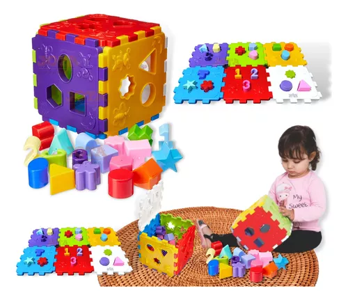 Brinquedos Educativos Infantil Pecinhas De Montar E Desmontar Didático