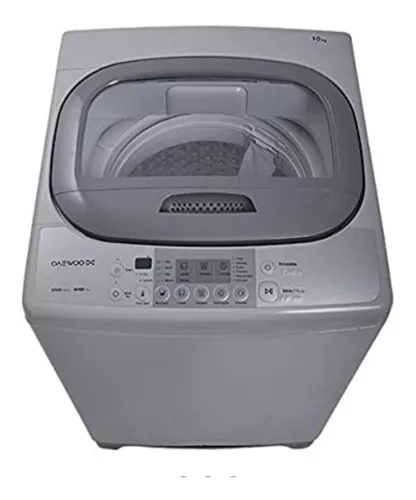 Lavadora Automática Gris Daewoo De 10kg Dwf-d203pg Nueva