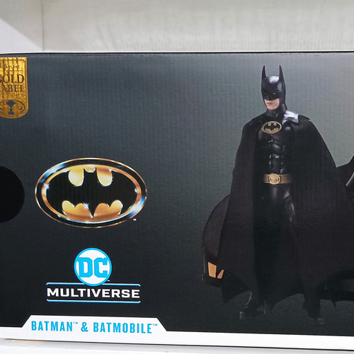 Mcfarlane Batman De 1989 Con Batimóvil (etiqueta Dorada) (Usado)